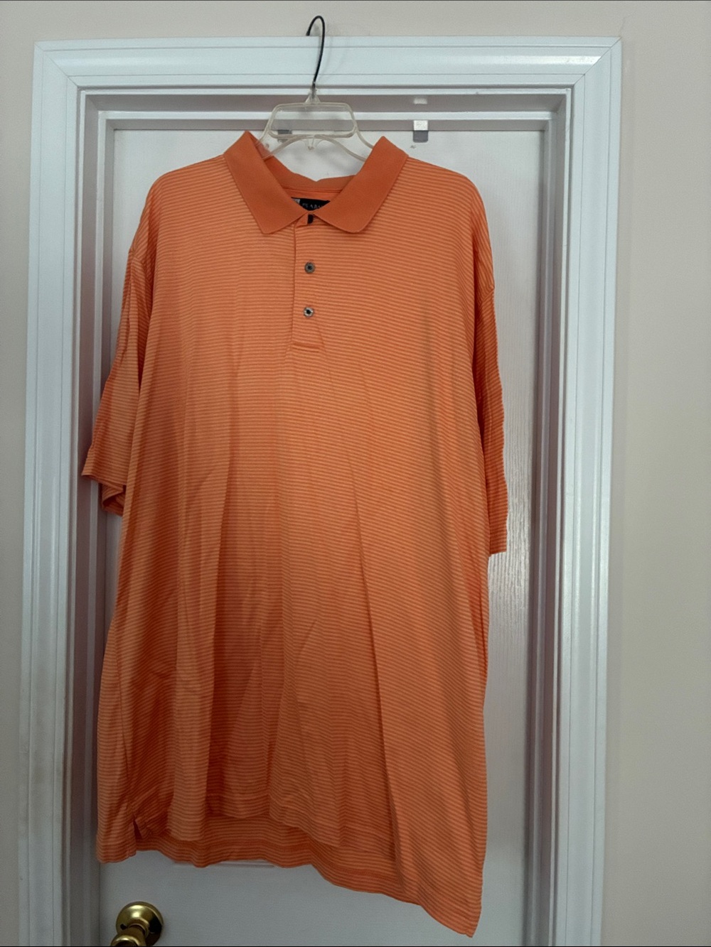 Jos.‎ A. Bank Men's XXL Orange Striped Polo